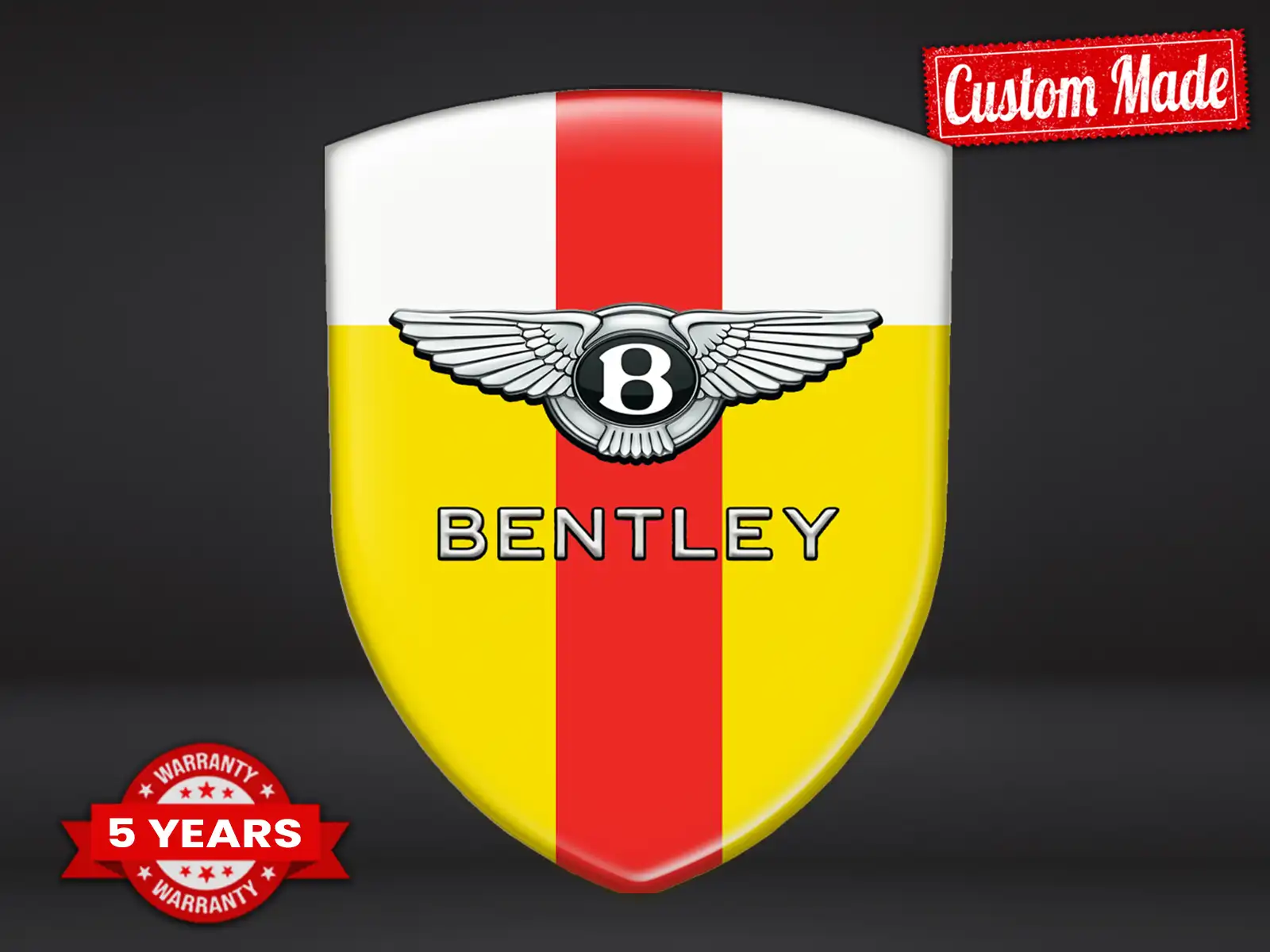 Bentley Silikon Sticker Premium Qualität Racing Domes